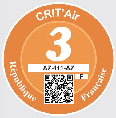 crit air 3 orange